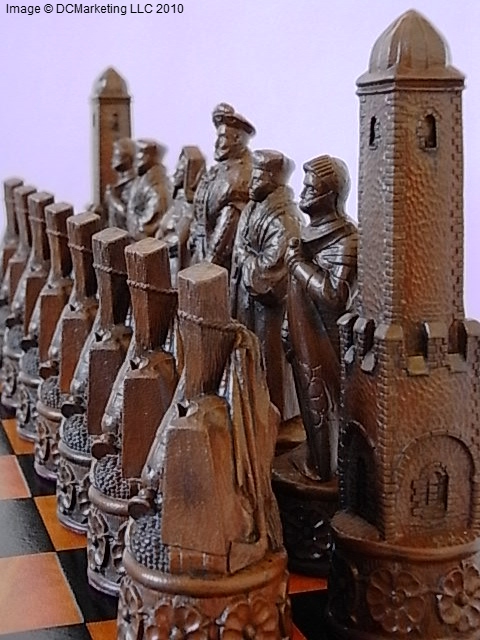 Henry VIII Plain Theme Chess Set